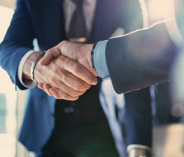 Partnership handshake